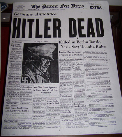 News: Hitler Dead